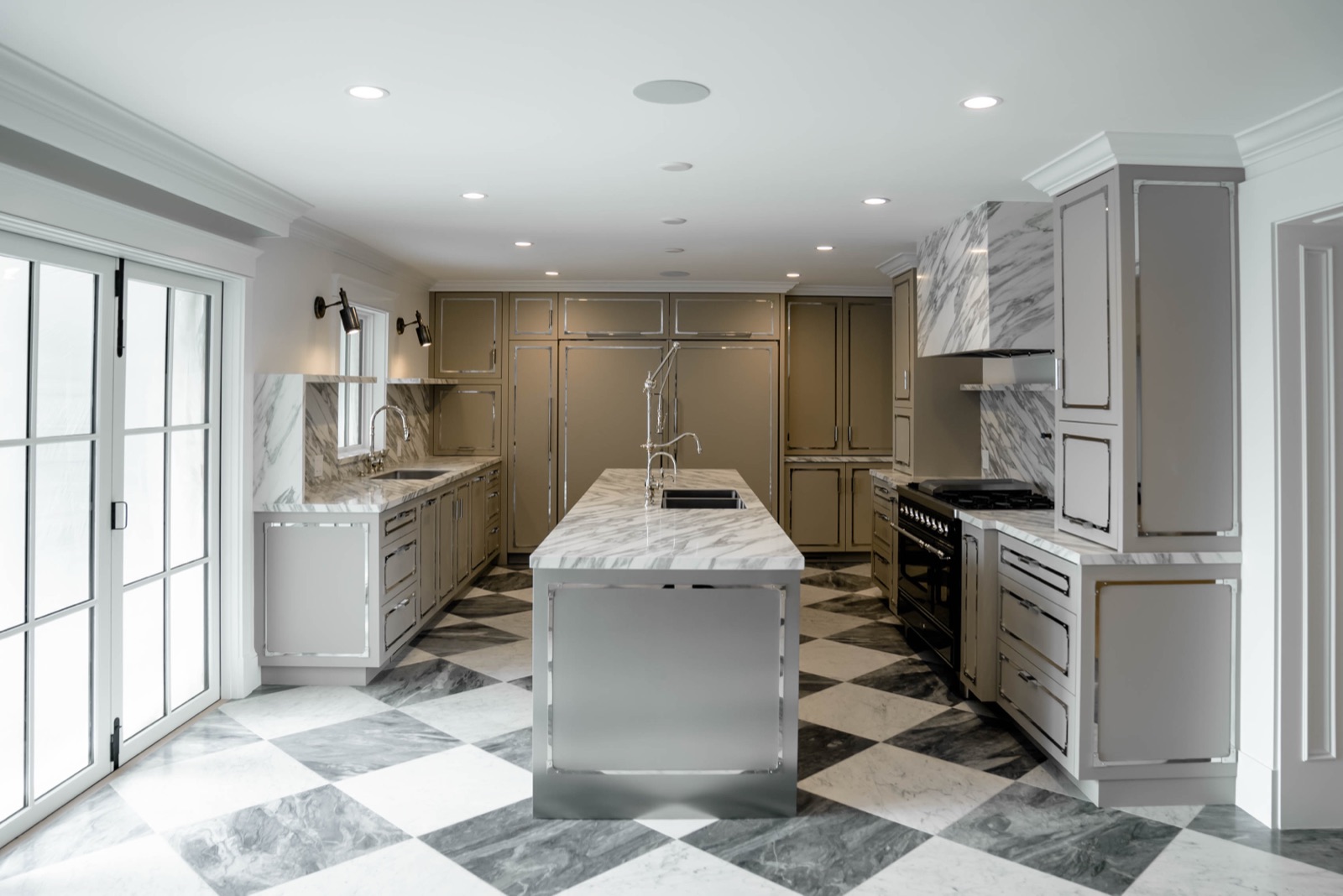 A Study in Stone and Brass - Whole-Home Remodel in Brentwood, LA